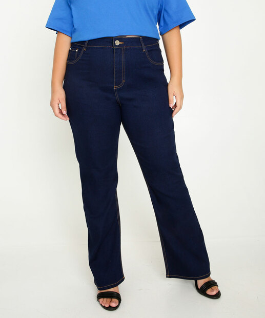 Image_Calça Plus Size Feminina Jeans Flare Marisa