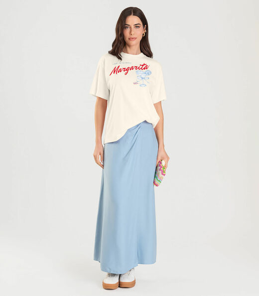 Image_Blusa Feminina Manga Curta Oversized Dianna Bege