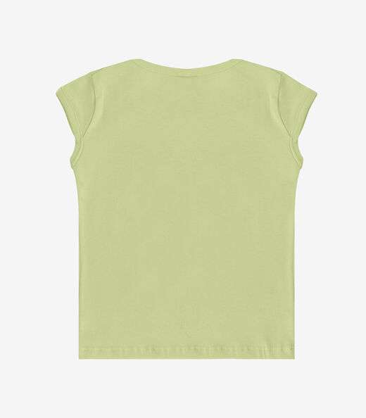 Blusa Infantil Menina Infinita Cor Amarelo
