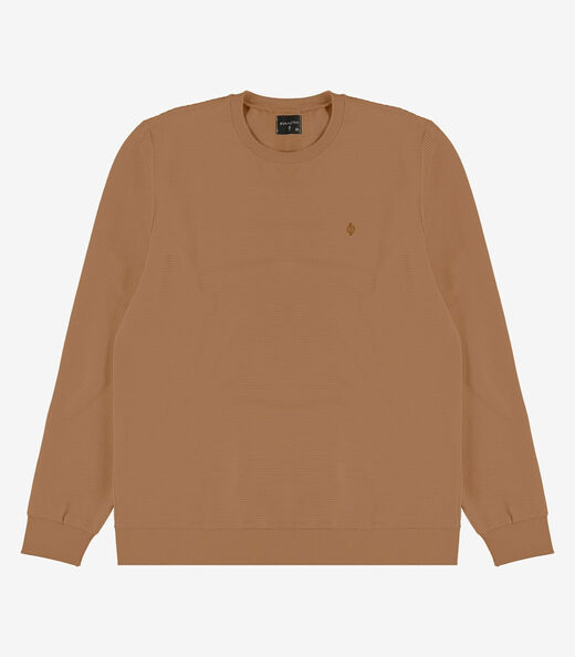 Moletom Masculino Básico Diametro Marrom