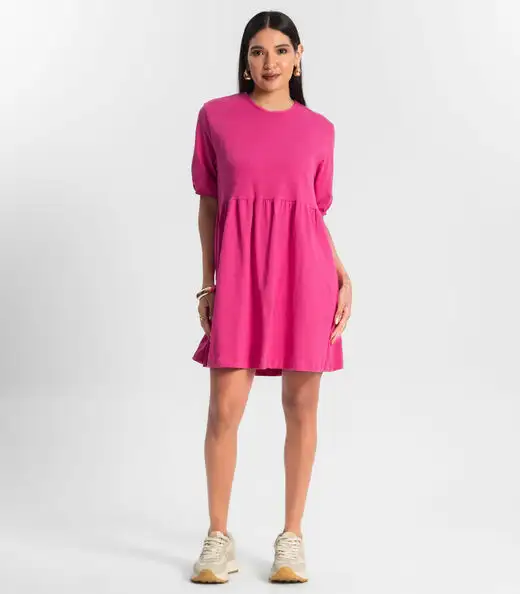 Vestido Feminino Curto Rovitex Rosa