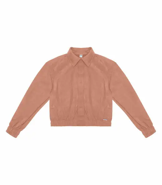 Jaqueta Suede Feminina Rovitex Marrom