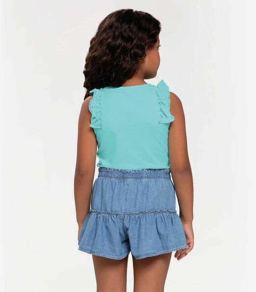 Regata Infantil Feminina Trick Nick Azul