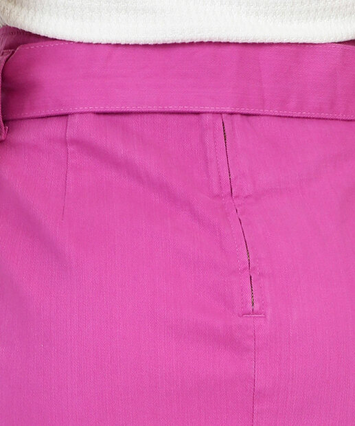 Saia Midi Feminina Sarja Clochard Cinto Marisa