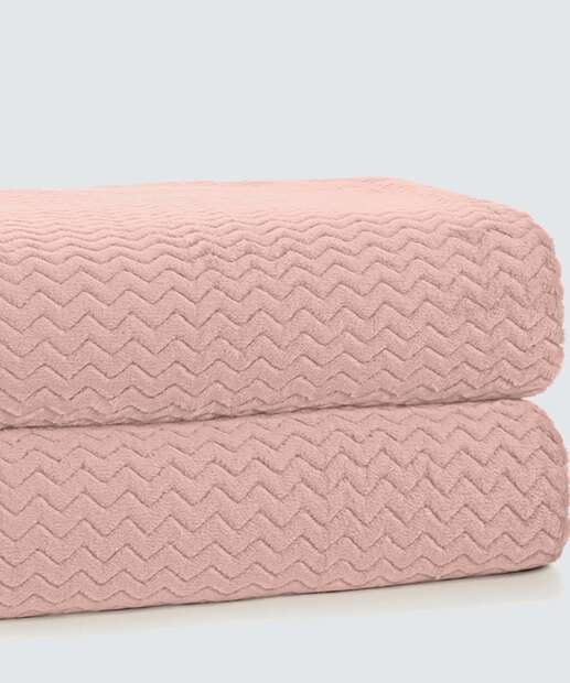 Cobertor Queen Plush Tweed Hedrons 1 Peça  