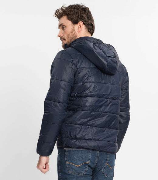 Jaqueta Com Capuz Masculina Diametro Azul