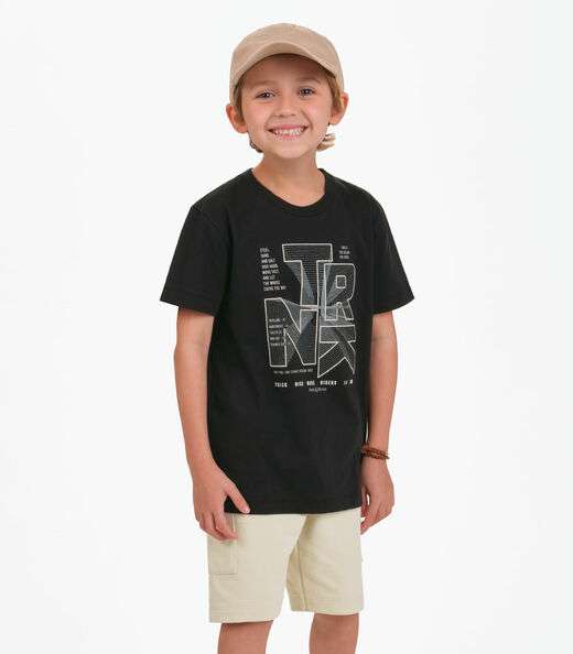 Image_Conjunto Camiseta com Bermuda Menino Trick Nick Preto