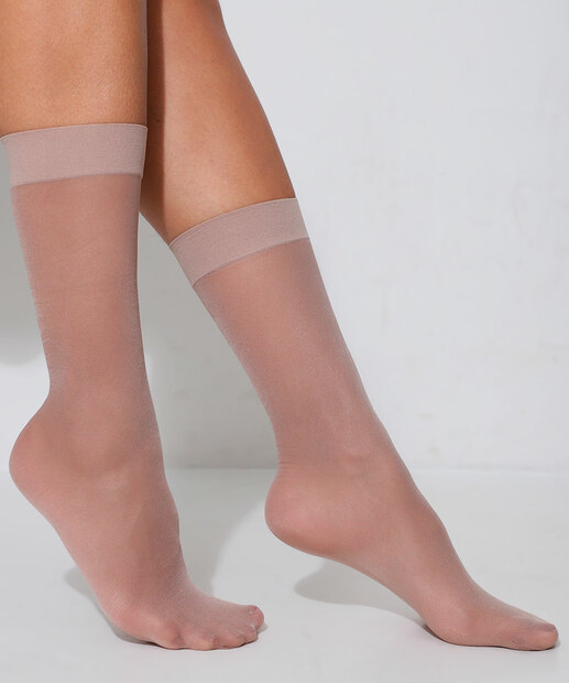 Meia Feminina 3/4 Fio 20 Marisa