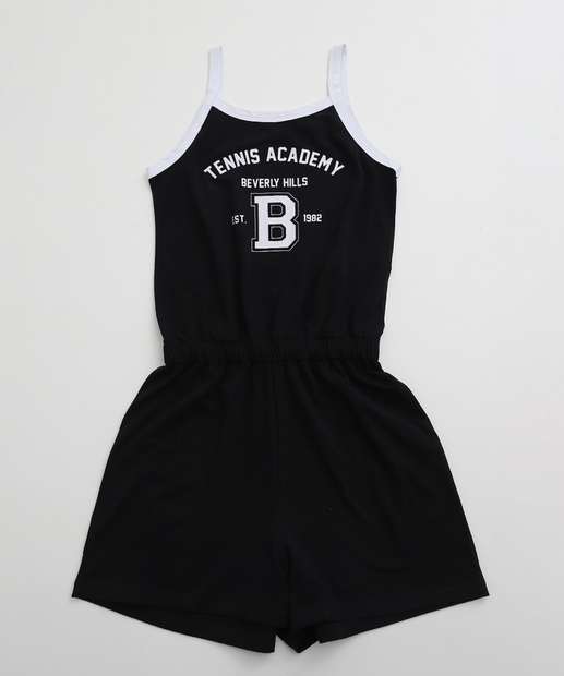 Image_Macaquinho Juvenil Estampa Frontal Marisa Tam 10 a 16 Preto