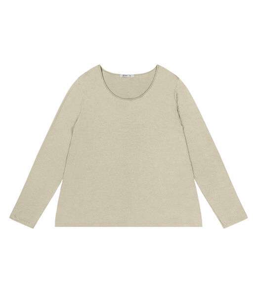 Image_Blusa Manga Longa Viscotorcion Secret Glam Bege