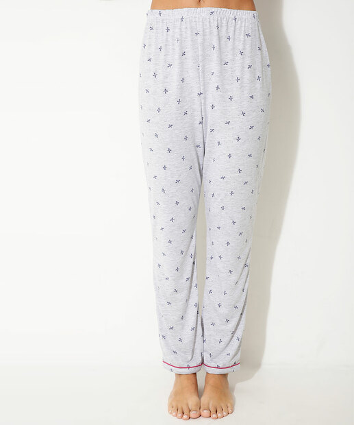 Pijama Feminino Estampado Manga longa Marisa
