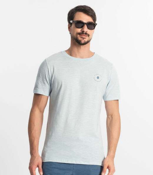Camiseta Masculina Diametro Azul
