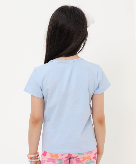 Blusa Infantil Margarida Disney Tam 4 a 10 Azul