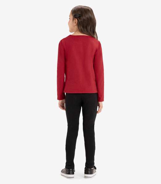 Legging Infantil Em Molecotton Rovi Kids Preto