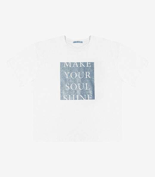 T- Shirt Feminina Manga Curta Endless Branco