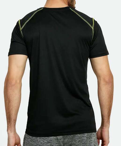 Camiseta Masculina Fitness Estampada Manga Curta MR