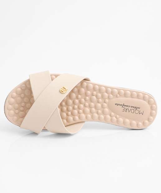 Rasteirinha Feminina Modare Bege