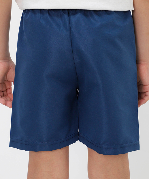 Bermuda Infantil Lisa MR Tam 4 a 10 Azul
