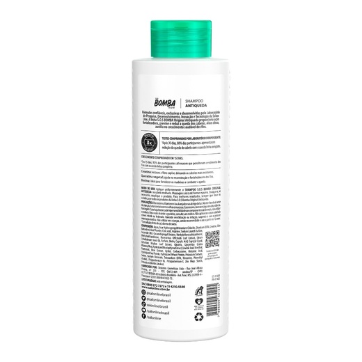 Shampoo S.O.S Bomba Antiqueda Salon Line 300ml
