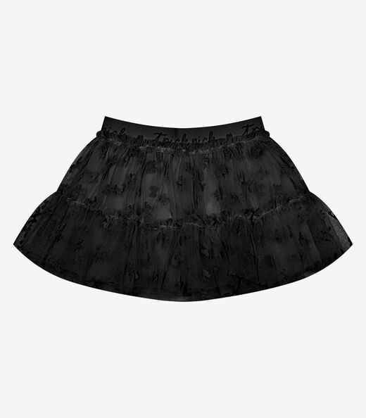 Conjunto Feminino Blusa Com Saia Trick Nick Preto