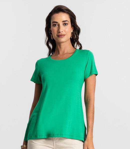 Blusa Feminina manga Curta KO Verde