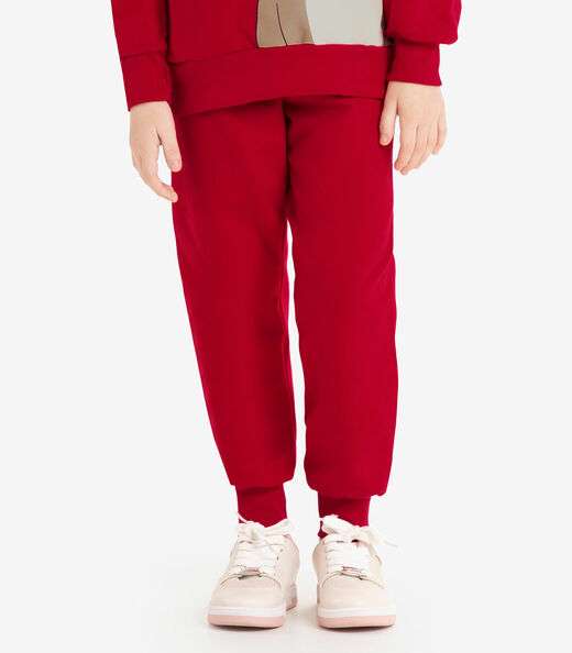Conjunto Infantil Blusão Com Calça Rovi Kids Vermelho