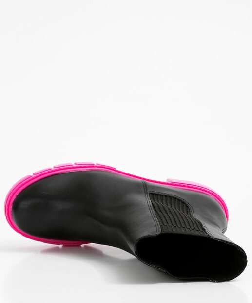 Bota Feminina Salto Grosso Tratorado Knit Beira Rio