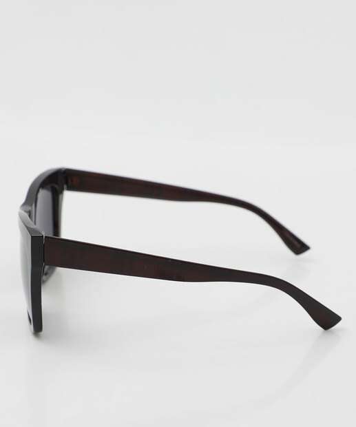 Óculos de Sol Feminino Quadrado Marisa Preto