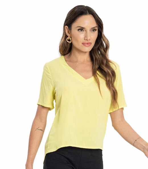 Image_Blusa Feminina Viscose Endless Amarelo