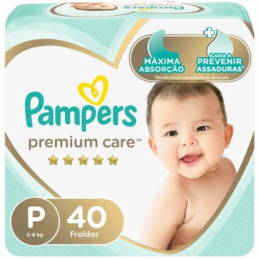 Image_Kit 2 Fraldas Pampers Premium Care Mega Pacote C/40 Unidades cada