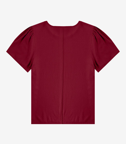 Blusa Feminina Em Viscose Infinita Cor Vermelho