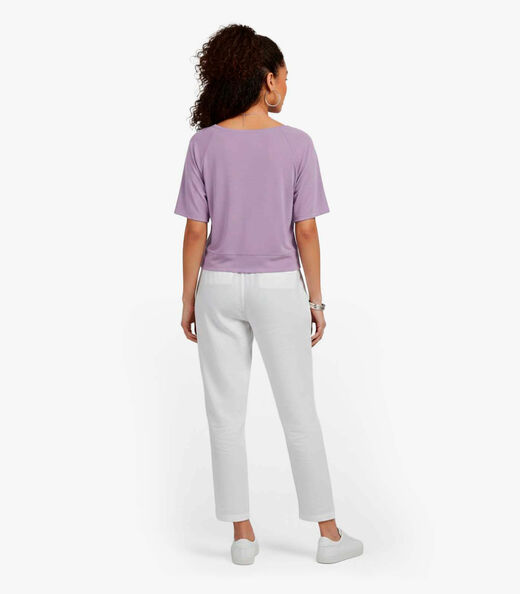Blusa Feminina Lisa Infinita Cor Roxo