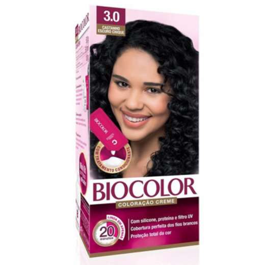 Image_Tinta de Cabelo Biocolor Mini Cor: 3.0 Castanho Escuro Chique