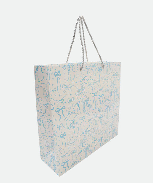 Image_Embalagem Presente Sacola Estampa Laço Marisa Off White