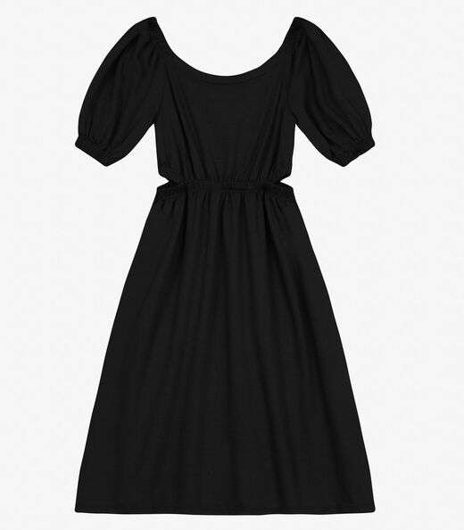 Image_Vestido Juvenil Curto em Molecotton Minty Preto