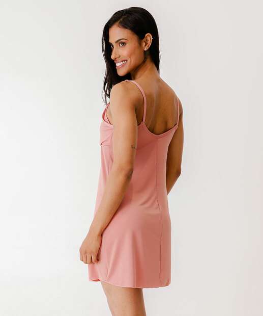 Camisola Gestante Recorte Renda Marisa