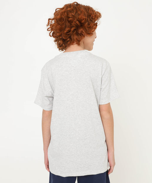 Camiseta Juvenil Estampada Marisa Tam 10 a 16 Cinza