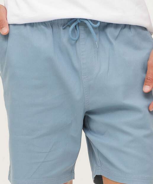 Bermuda Masculina Sarja Marisa Azul