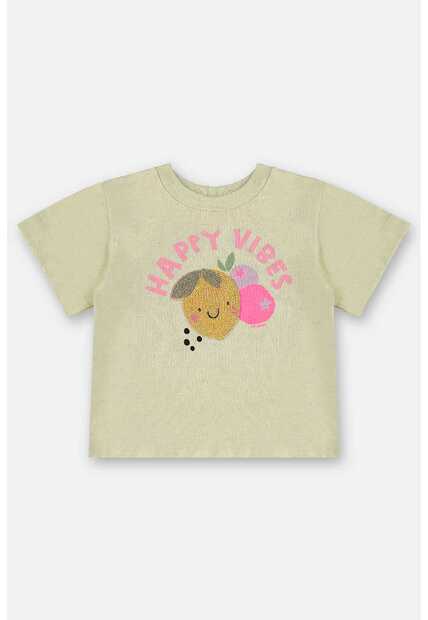 Blusa Infantil em Algodão com Bordado Up Baby