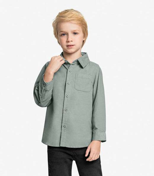 Image_Camisa Polo Infantil Manga Longa trick Nick Cinza