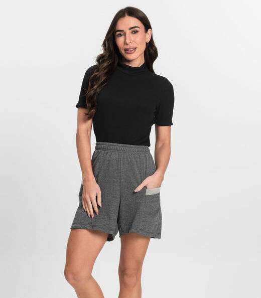 Image_Shorts Feminino Moletinho Infinita Cor Cinza