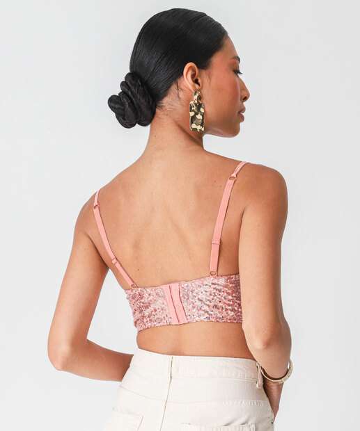 Sutiã Bratop Com Bojo Paetê Marisa