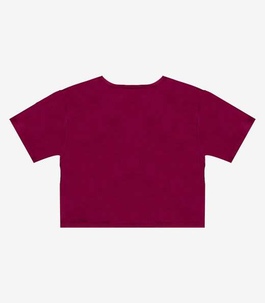 Blusa Feminina em Molecotton Viscose Infinita Cor Vermelho