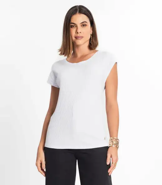 Image_Blusa Feminina Ribana Canelada Básica Rovitex Branco