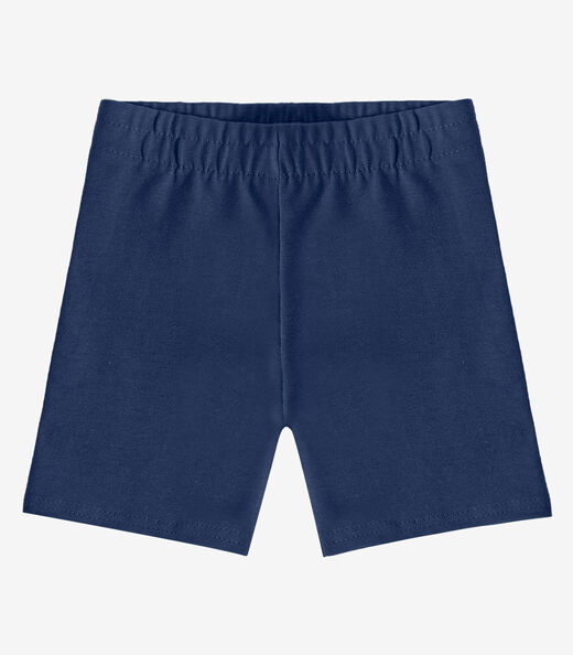 Bermuda Ciclista Infantil Básica Soletex Azul
