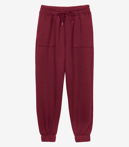 Image_Calça Feminina Moletom Jogger Básico Endless Vermelho