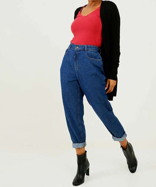 Blusa Feminina Básica Manga Longa Marisa 