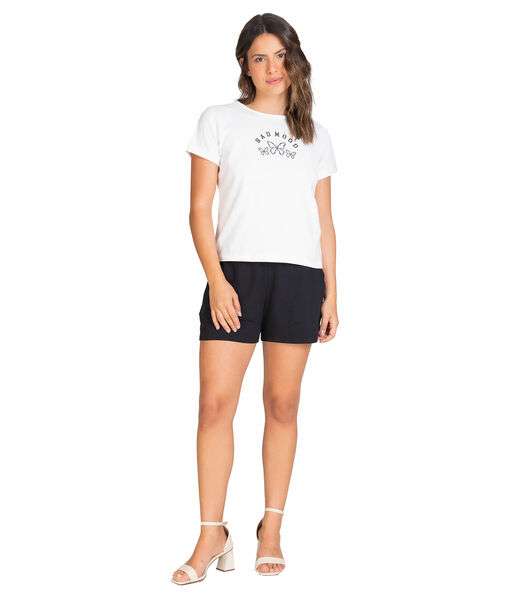 Blusa Feminina Estampada Select Off White
