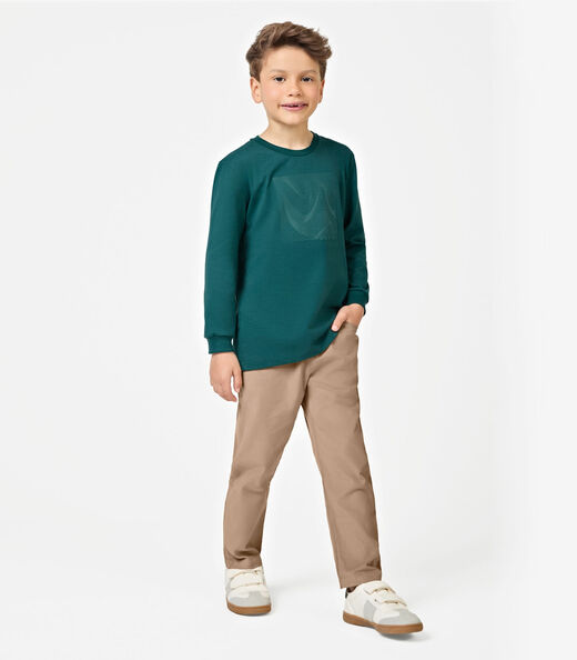 Camiseta Manga Longa Masculino Trick Nick Verde