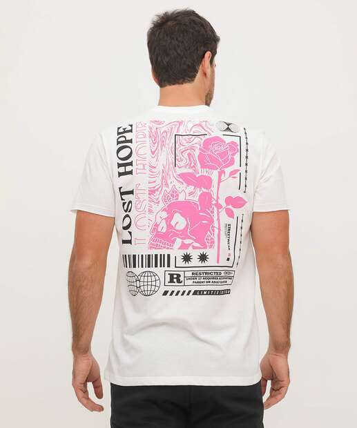 Camiseta Masculina Estampada Manga Curta MR